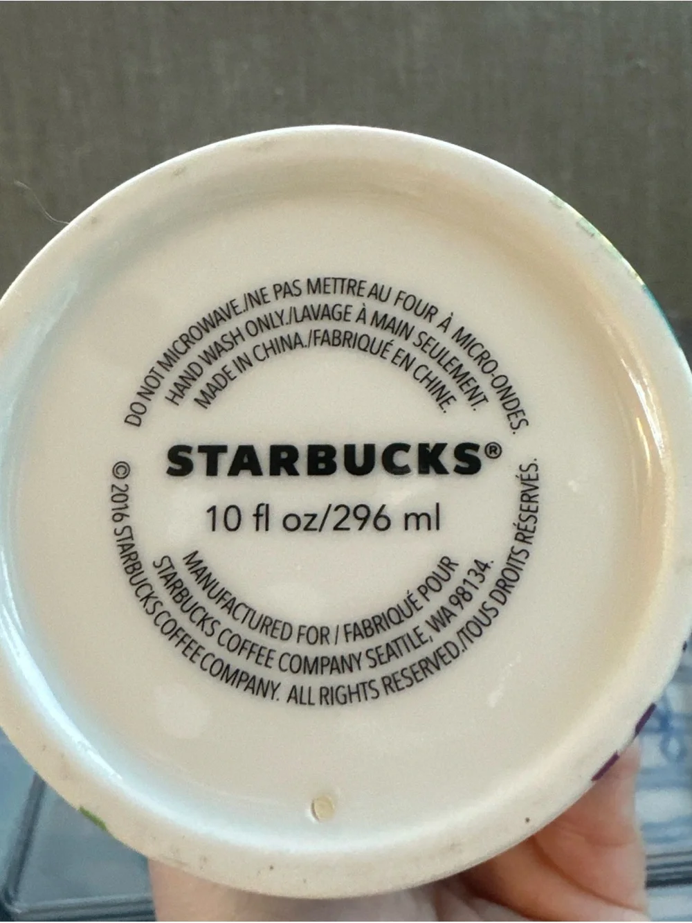 Starbucks colorful ceramic